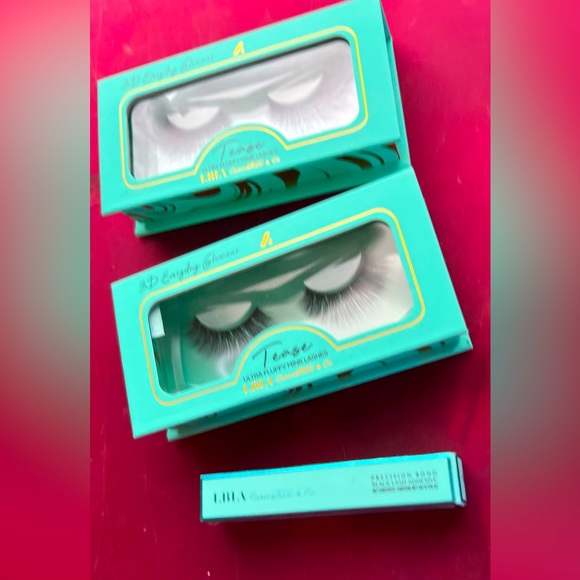 🆕 Lashbox LA Faux mink 3D Tease Lash Strips / 2 new boxes and new LBLA glue - Picture 2 of 10